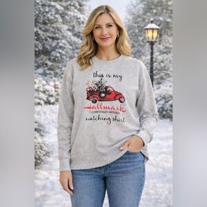 Gray Hallmark Christmas Sweater